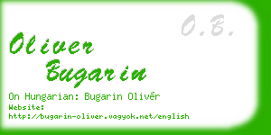 oliver bugarin business card
